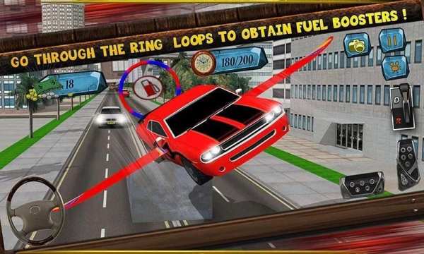 Flying Car Racing स्क्रीनशॉट 11