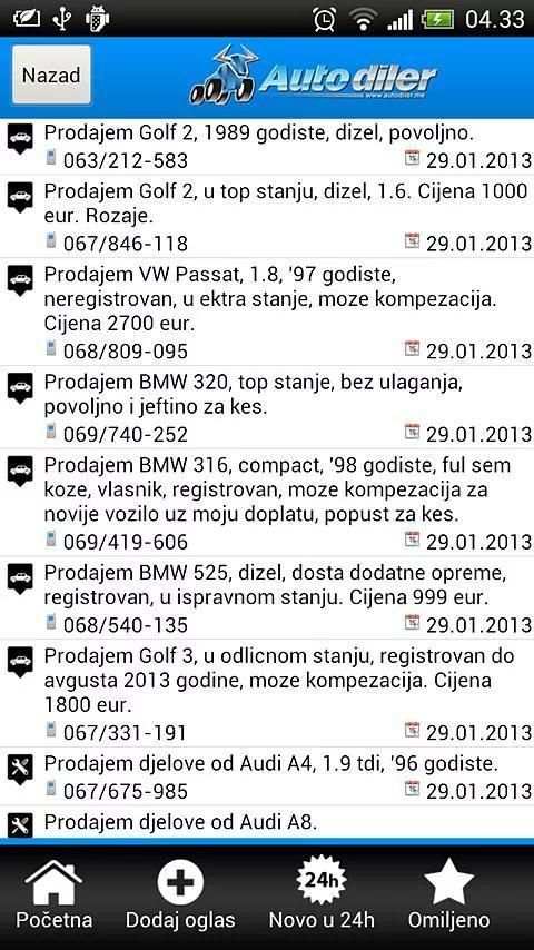 AutoDiler screenshot 2
