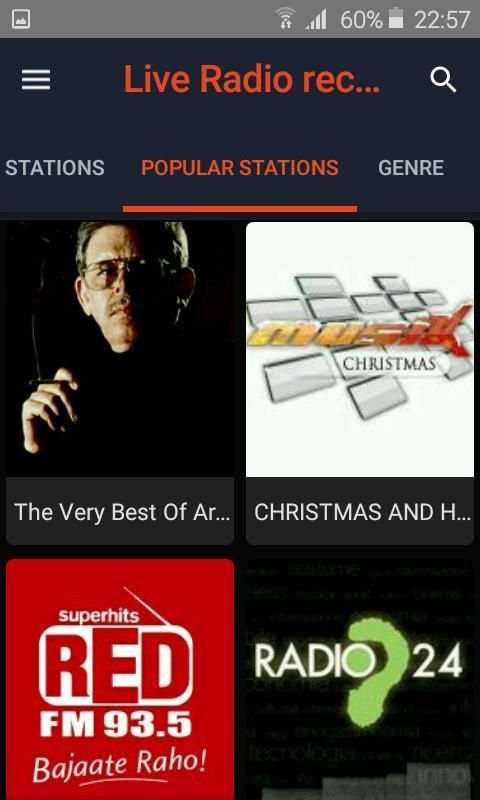 Live Radio Recorder 7 تصوير الشاشة