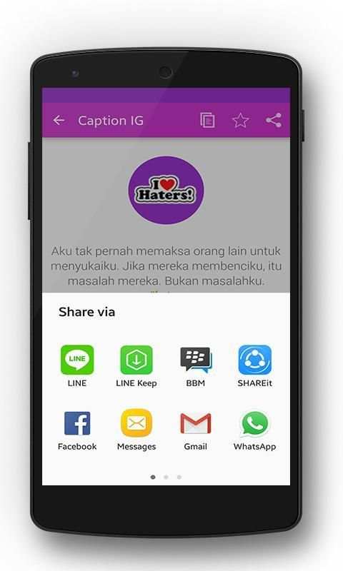 Caption IG Keren screenshot 4