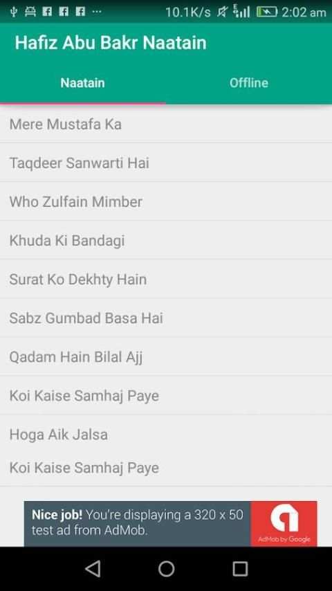 Hafiz Abu Bakar Naatain screenshot 2