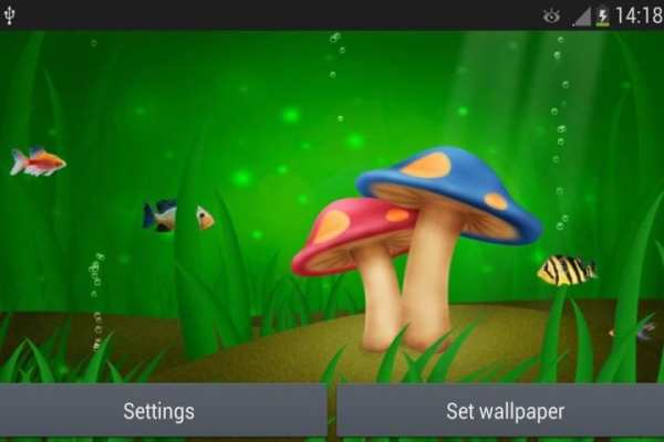 Mushroom Live Wallpaper screenshot 5