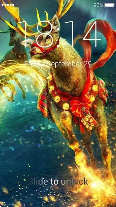 Santa Claus Lock Screen screenshot 1