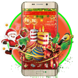 Merry Christmas Launcher Theme أيقونة