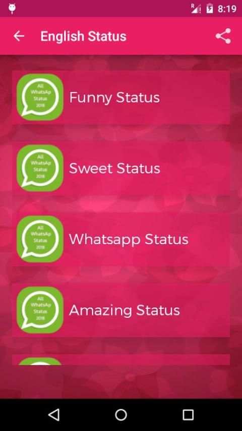 WhatsAp Status 2018 screenshot 7