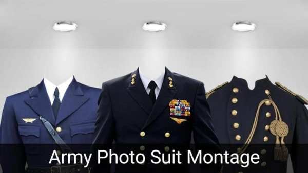 Army Photo Suit Montage 9 تصوير الشاشة