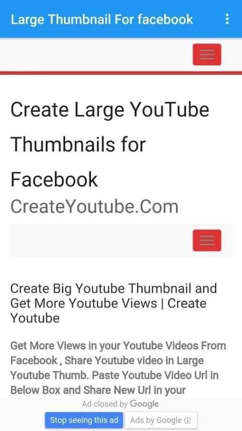 Create Large Thumbnail for Facebook screenshot 4