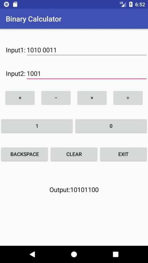 Binary Calculator 15 تصوير الشاشة