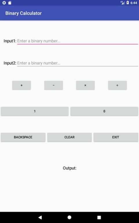 Binary Calculator 5 تصوير الشاشة