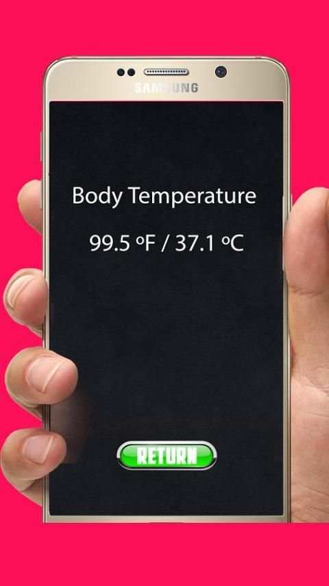 Finger Body Temperature Checker Prank 1 تصوير الشاشة