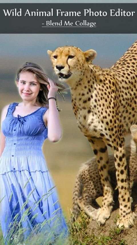Wild Animal Frame Photo Editor - Blend Me Collage скриншот 5