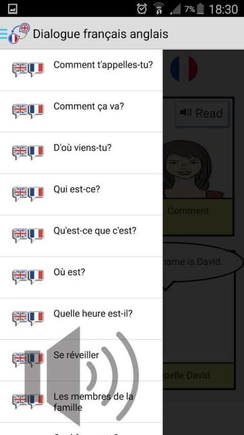 Dialogue français anglais screenshot 7