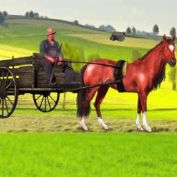 Village Horse Cart Carriage Transport Simulator 3D