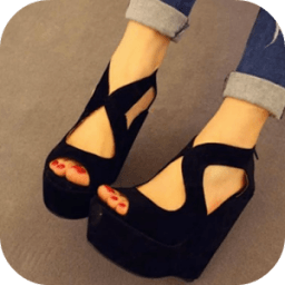 Women Shoes - Peep Toe Pumps أيقونة