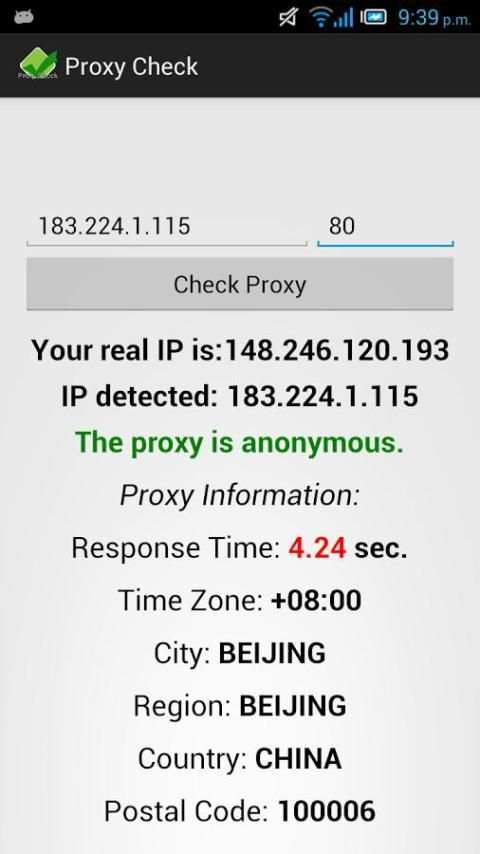 Proxy Check (Test Proxies) screenshot 2