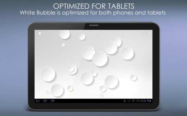 White Bubble Live Wallpaper screenshot 9