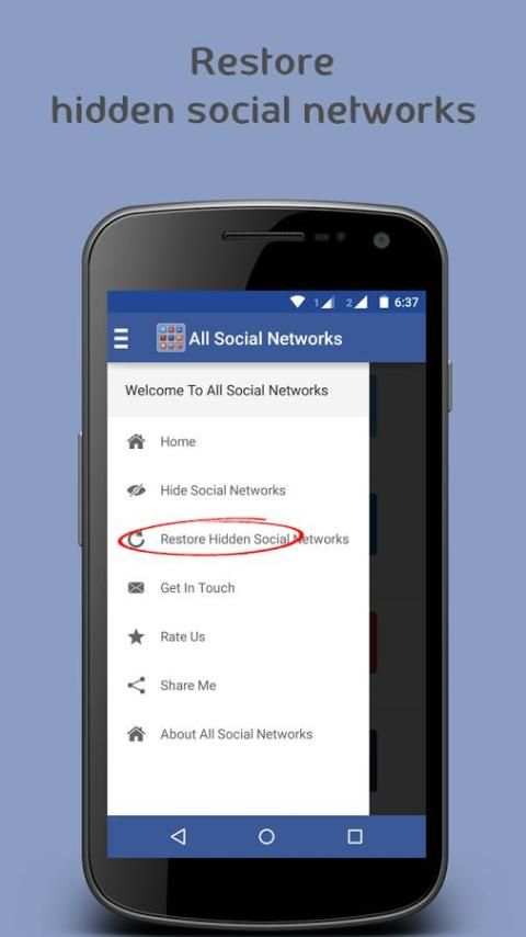 All In One - Social Networks स्क्रीनशॉट 4
