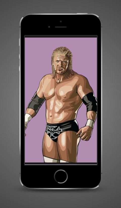 HD Triple H Wallpaper WWE 7 تصوير الشاشة