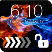 Fire and Ice PIN Screen Lock