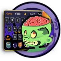 Halloween keyboard zombies cemetery theme Emoji on 9Apps