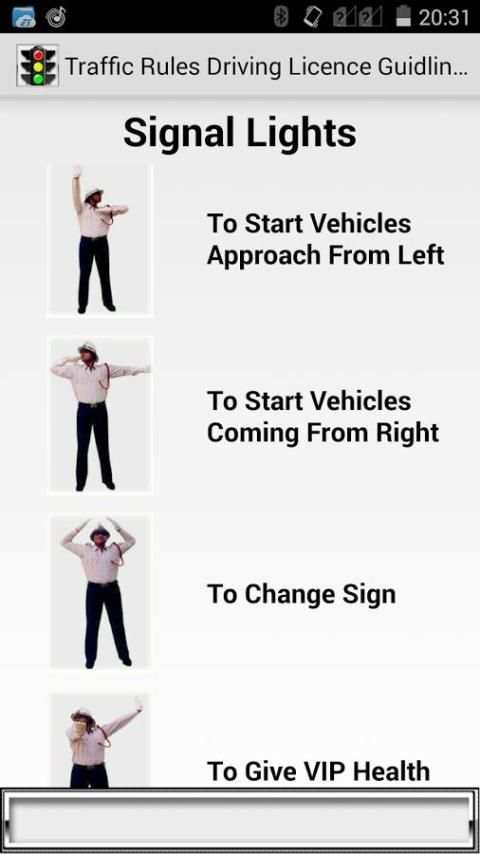 Traffic Rules Driving License Guidelines screenshot 1