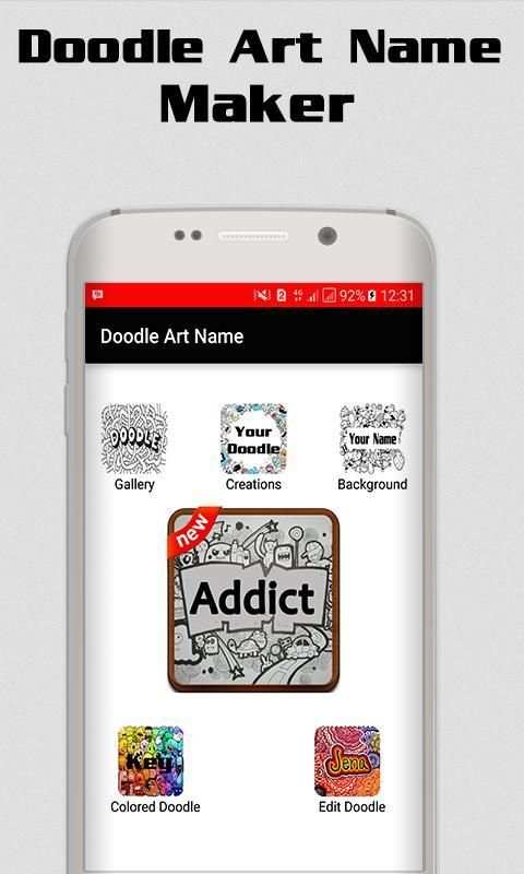Doodle Art Name - Doodle Maker 6 تصوير الشاشة