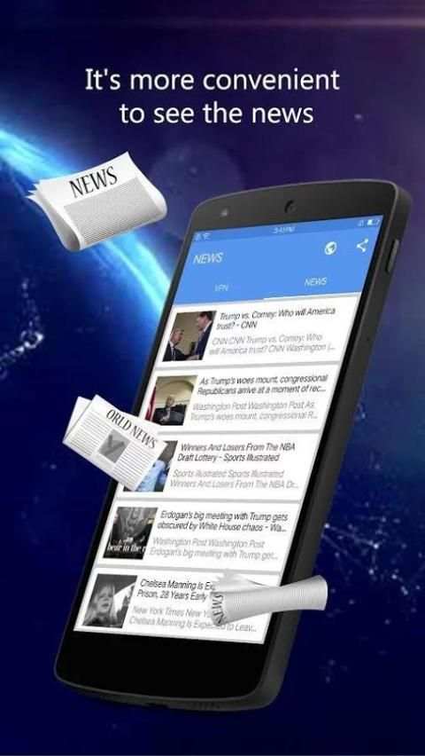 VPN & NEWS screenshot 1
