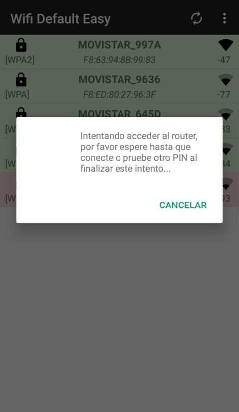 Wifi Default Easy screenshot 1