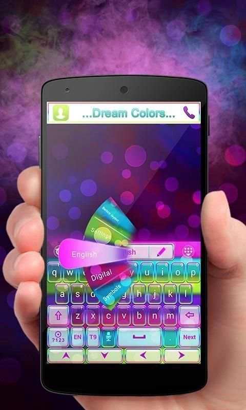 Dream Colors Go Keyboard Theme screenshot 7