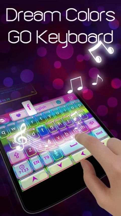 Dream Colors Go Keyboard Theme screenshot 5