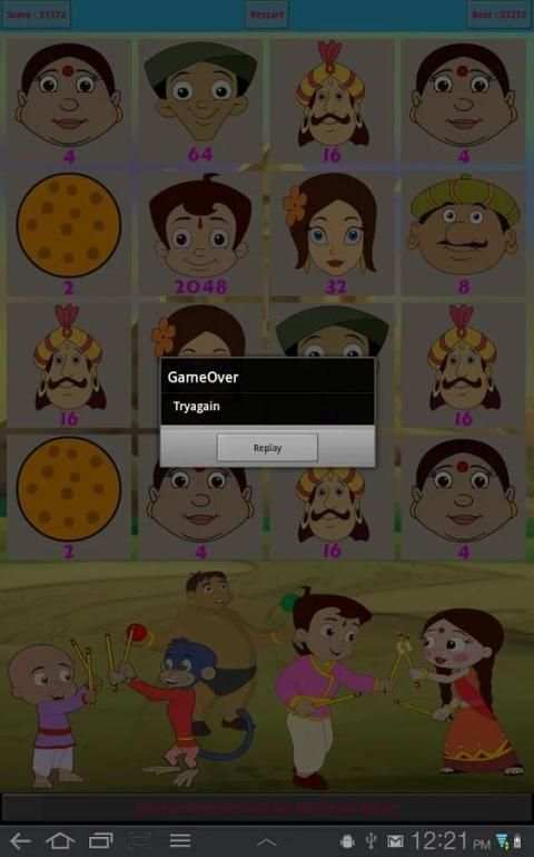 Chhota Bheem 2048 Game screenshot 4