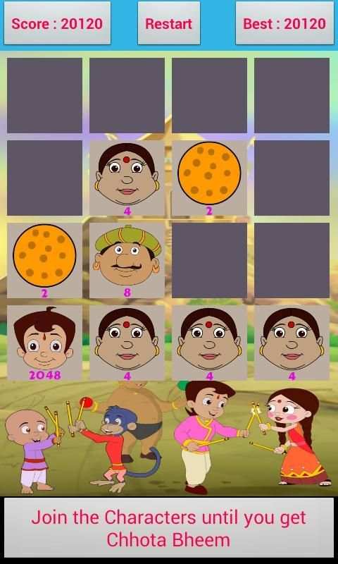 Chhota Bheem 2048 Game скриншот 8