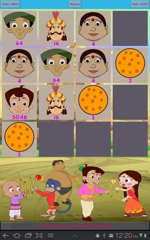 Chhota Bheem 2048 Game скриншот 5