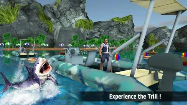 Shark Bite Attack 3D-Shark Games स्क्रीनशॉट 5