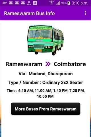 Rameswaram Bus Info screenshot 3