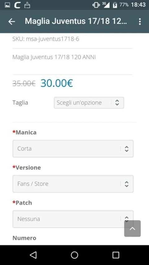 Calcio a Basso Costo screenshot 2