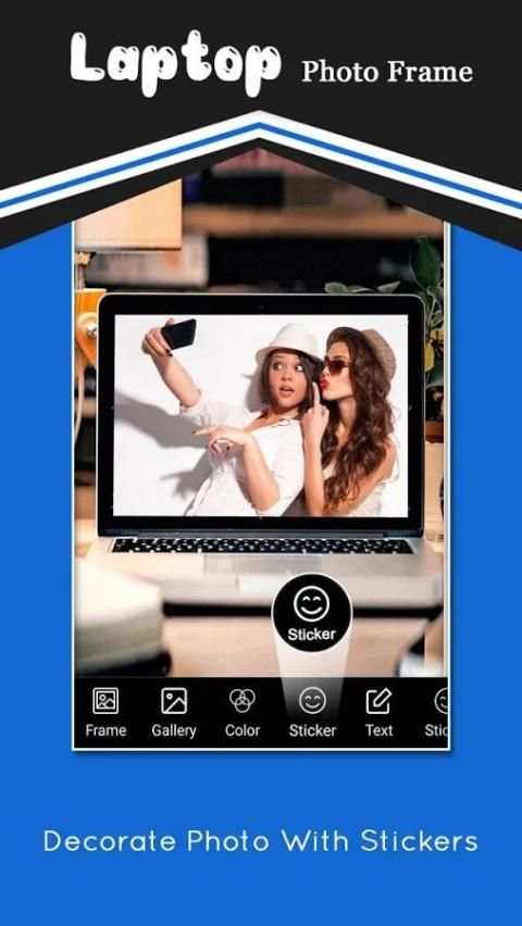 Laptop Photo Frame 3 تصوير الشاشة