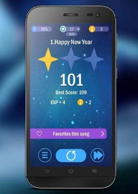 Piano Tiles 2 Blue screenshot 2