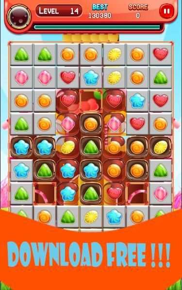 Striped Candy-Match 3 screenshot 5