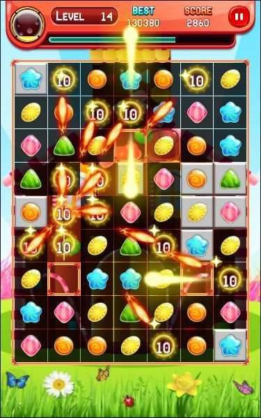 Striped Candy-Match 3 screenshot 3