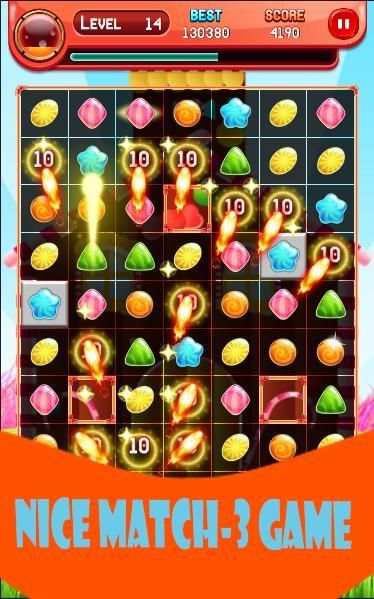 Striped Candy-Match 3 screenshot 2