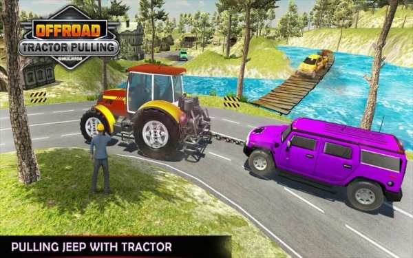 Offroad Tractor Pulling Simulator - Mudding Games 3 تصوير الشاشة