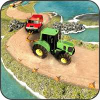 Offroad Tractor Pulling Simulator - Mudding Games أيقونة