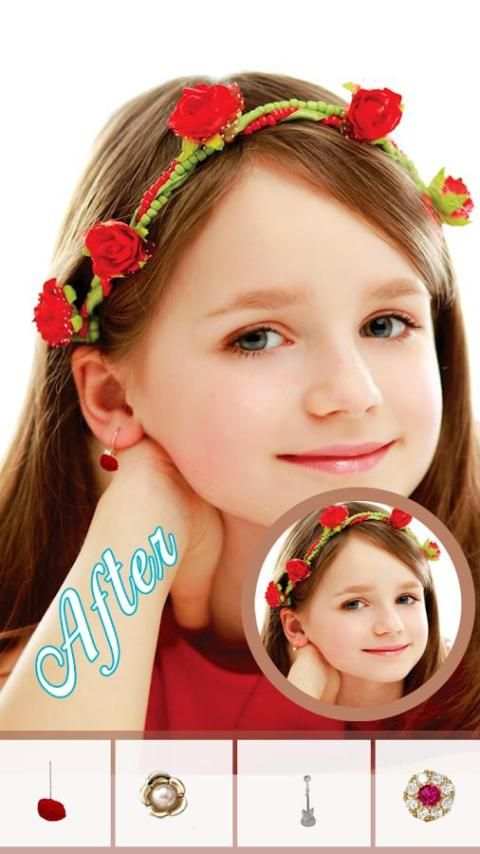 Girls Hairstyle Photo Editor Pro: Hair Stylish App screenshot 1