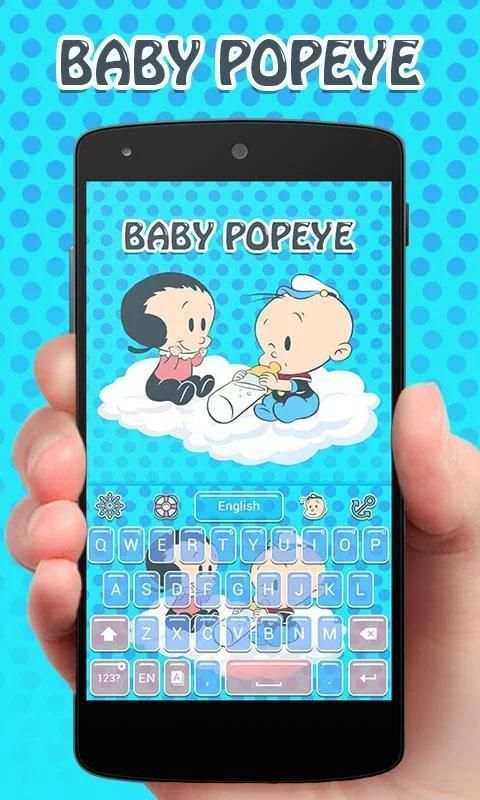 Baby Popeye GO Keyboard Theme screenshot 6