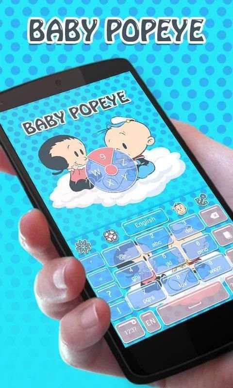 Baby Popeye GO Keyboard Theme screenshot 4