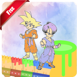 Coloring Book For Dragon Saiyan Ball Z иконка