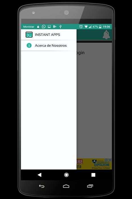 Instant Apps Console screenshot 2