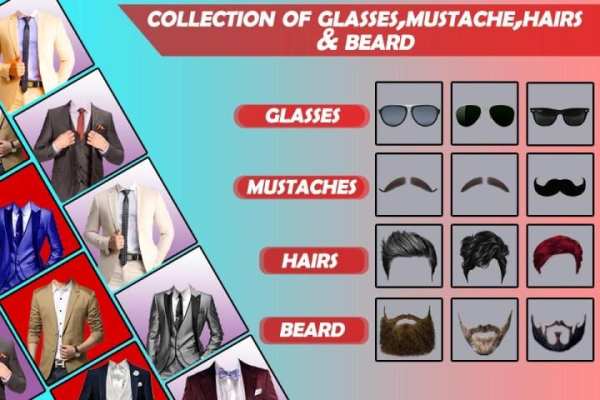 Stylish Men Suits Photo Editor скриншот 3