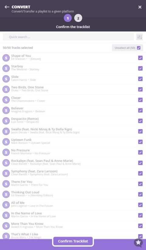 Soundiiz: transfer your playlists скриншот 1